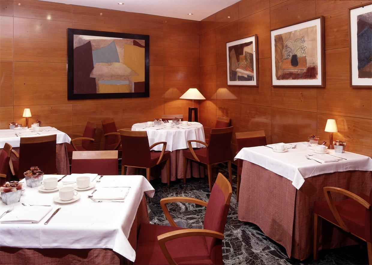 Hotel Pedralbes Barselona Restoran fotoğraf